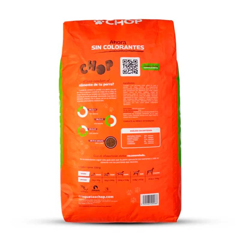 Alimento Chop Adulto 25 kg - Robles Veterinaria - PROAN