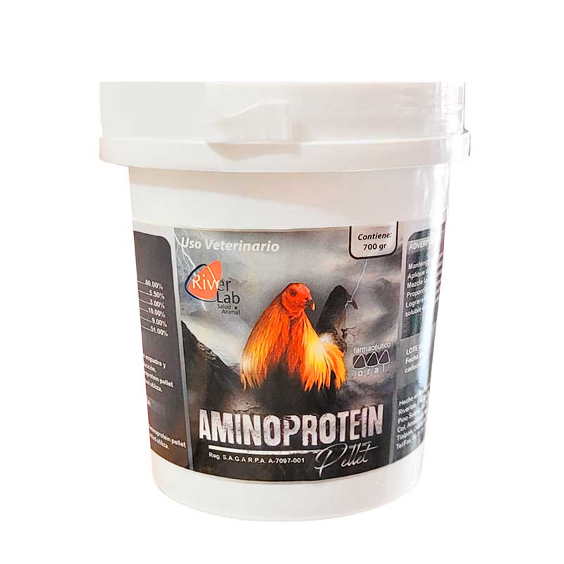 Aminoprotein Pellet 700 g - Robles Veterinaria - RiverLab