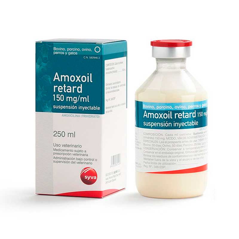 Amoxoil Retard 250 ml - Robles Veterinaria - Syva