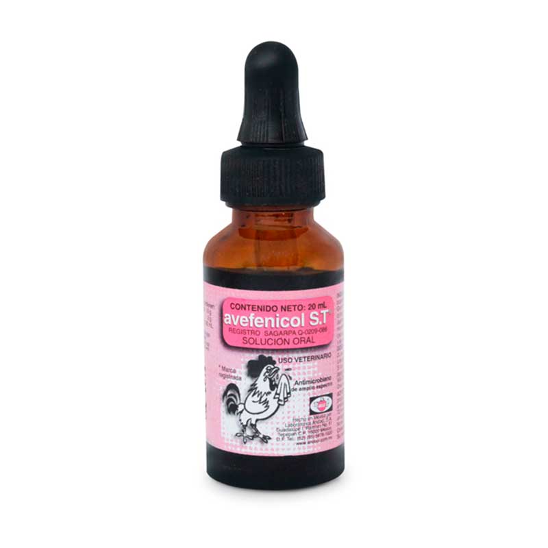 Avefenicol S.T 20 ml - Robles Veterinaria - Andoci