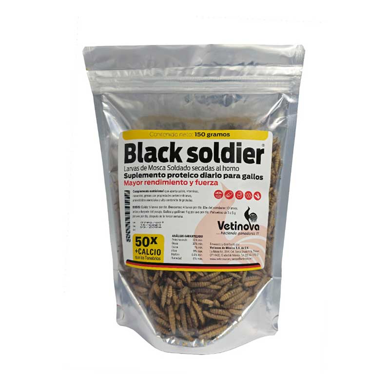 Black Soldier 150 g - Robles Veterinaria - Vetinova