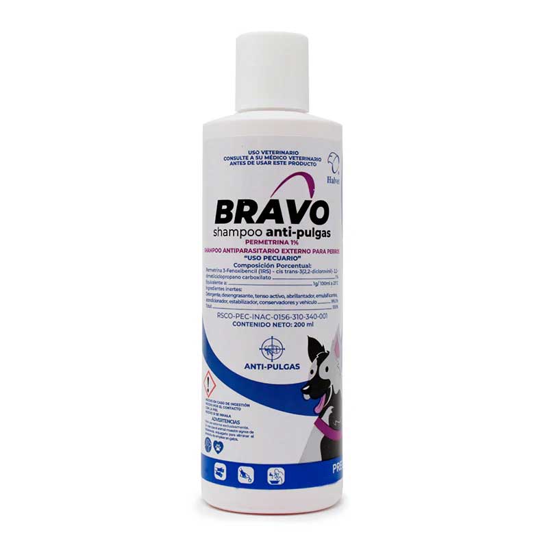 Bravo Shampoo 200 ml - Robles Veterinaria - Halvet