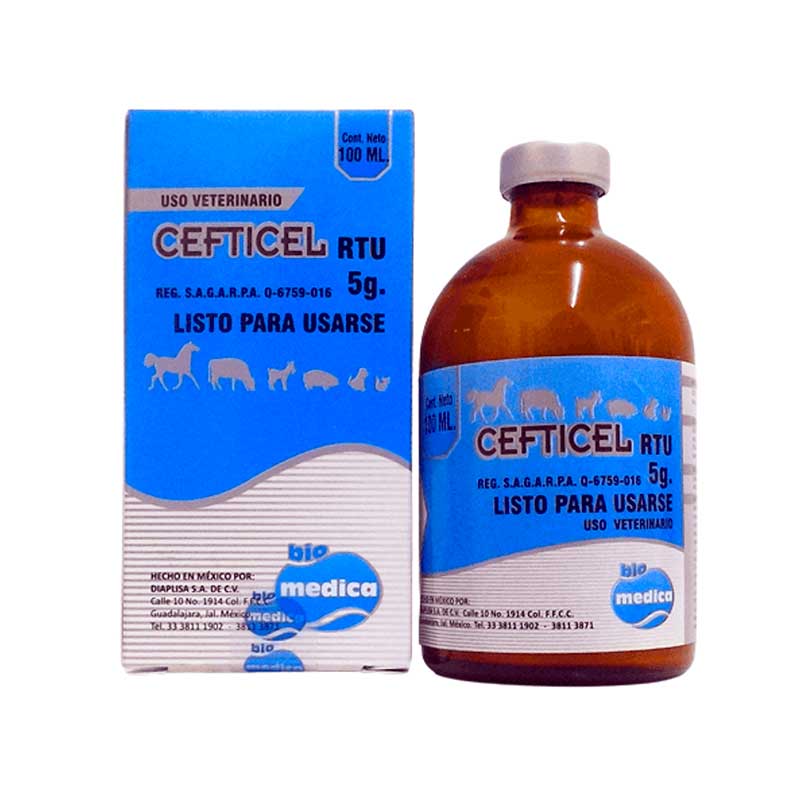 Cefticel RTU 100 ml - Robles Veterinaria - Diaplisa