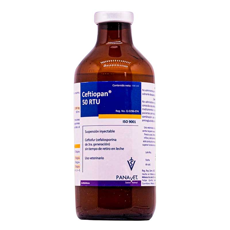 Ceftiopan 50 RTU 100 ml - Robles Veterinaria - Panavet