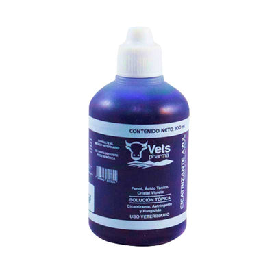 Cicatrizante Azul 100 ml - Robles Veterinaria - Vets Pharma
