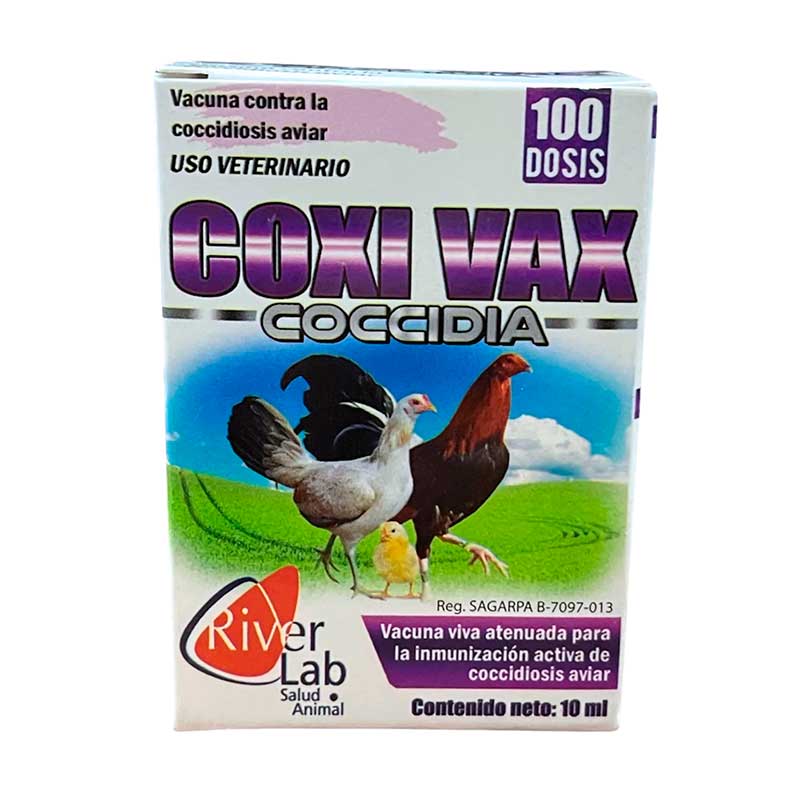 Coxi Vax 100 Dosis - Robles Veterinaria - RiverLab