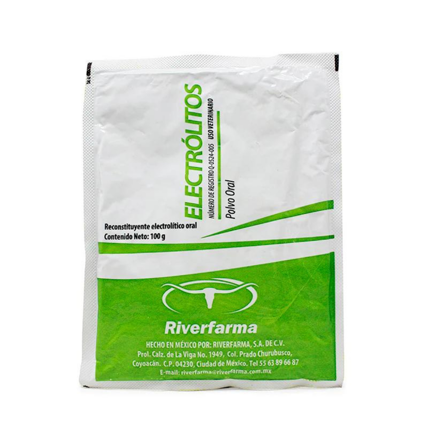 Electrólitos 10 Sobres de 100 g - Robles Veterinaria - Riverfarma