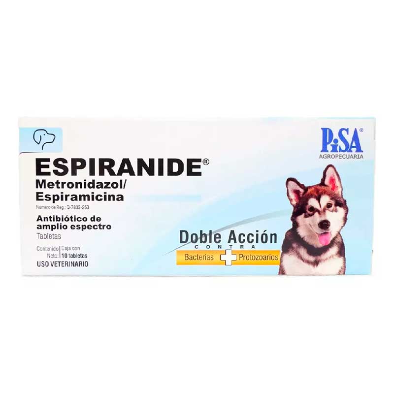 Espiranide 10 Tabletas - Robles Veterinaria - PiSA Agropecuaria