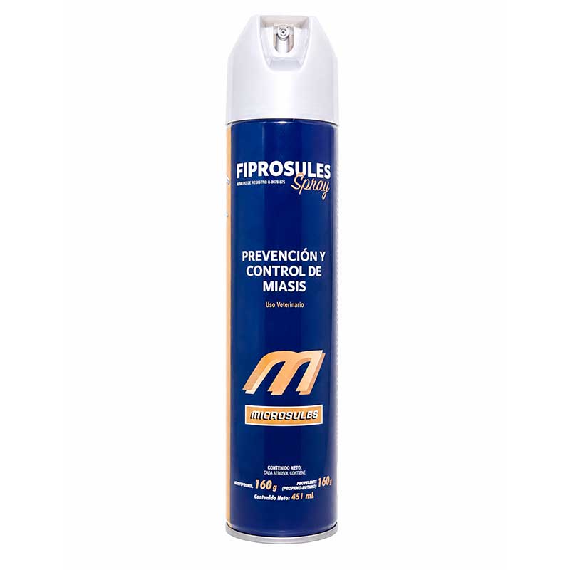 Fiprosules Spray 451 ml - Robles Veterinaria - Microsules
