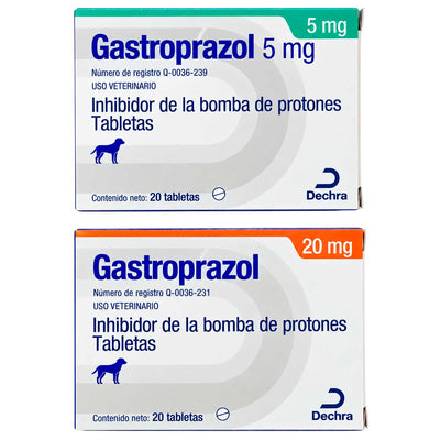 Gastroprazol 5 mg Caja con 20 Tabletas - Gastroprazol 20 mg Caja con 20 Tabletas - Dechra