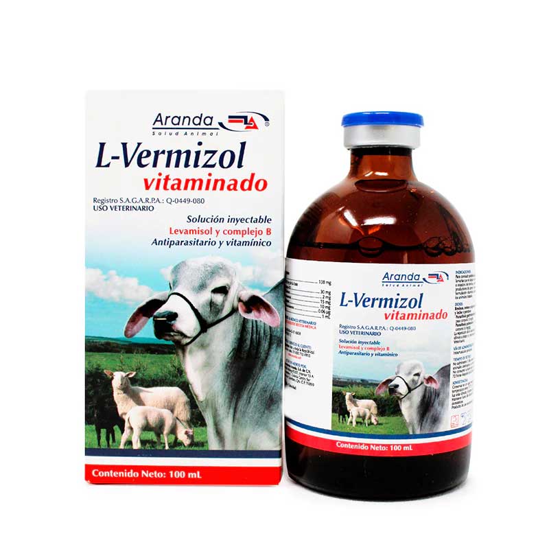 L-Vermizol Vitaminado 100 ml - Robles Veterinaria - Aranda