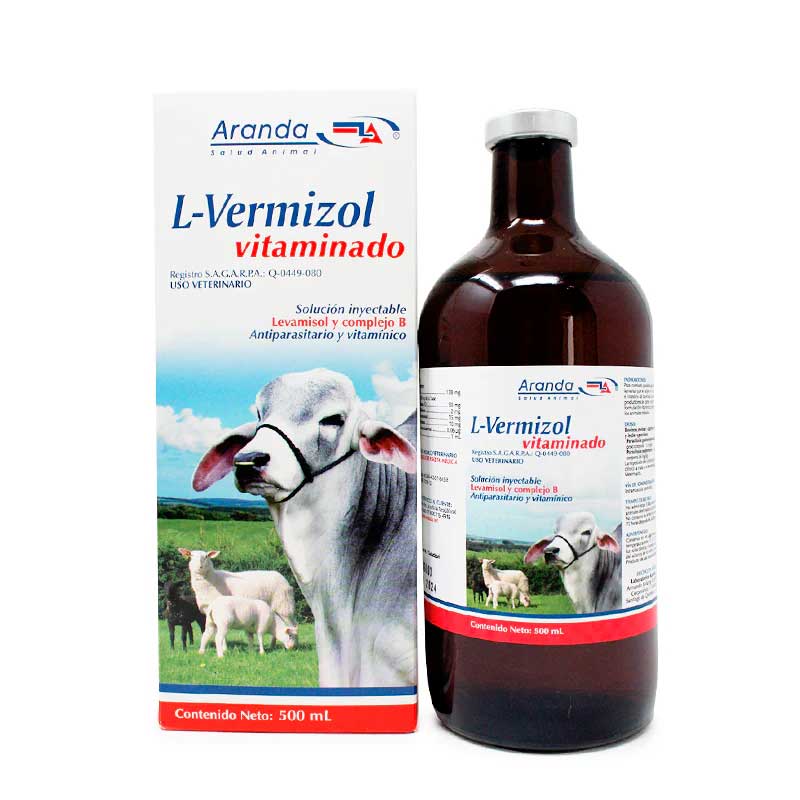 L-Vermizol Vitaminado 500 ml - Robles Veterinaria - Aranda