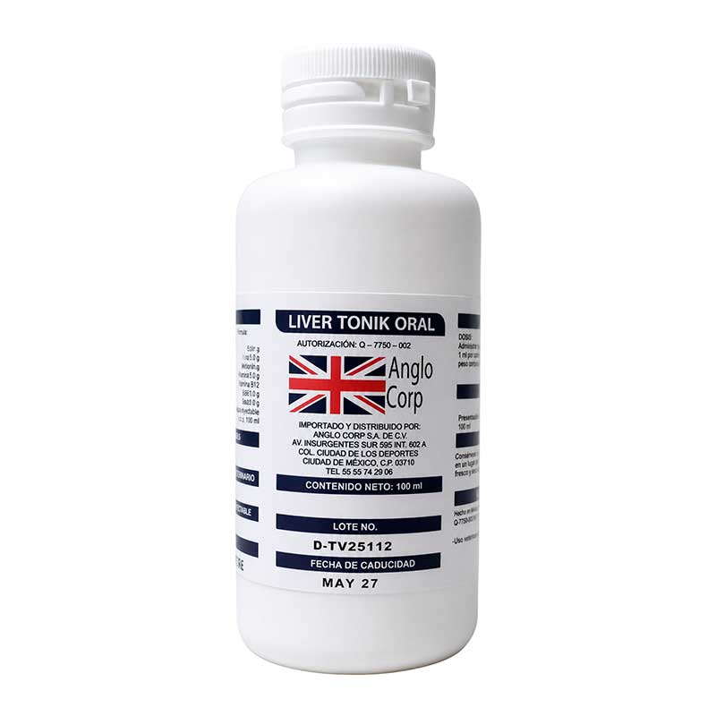 Liver Tonik Oral 100 ml - Robles Veterinaria - Anglo Corp