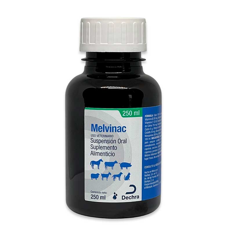 Melvinac Jarabe 250 ml - Robles Veterinaria - Brovel - Dechra