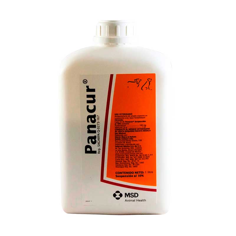 Panacur Suspensión 10% 1 Litro - Robles Veterinaria - MSD