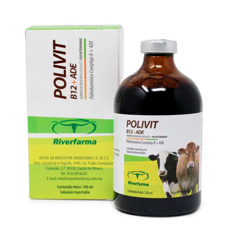Polivit B12 + ADE 100 ml - Robles Veterinaria - Riverfarma