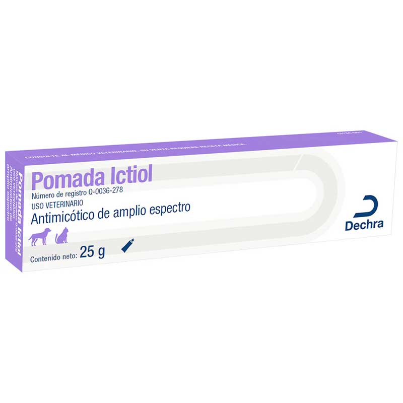 Pomada Ictiol 25 g - Robles Veterinaria - Dechra
