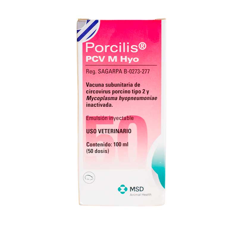 Porcilis PCV M Hyo 100 ml 50 Dosis - Robles Veterinaria - MSD