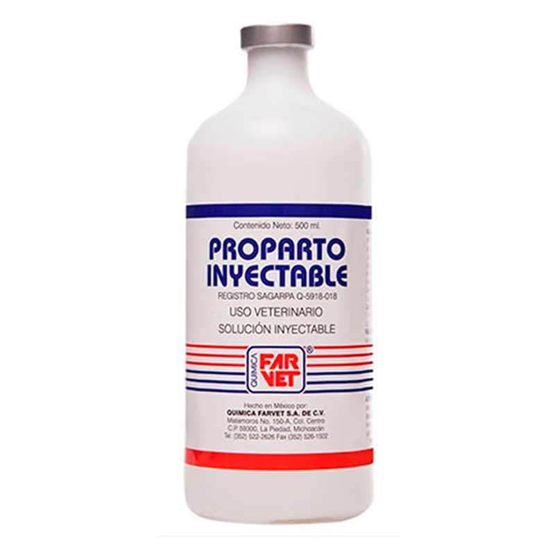 Proparto Inyectable 500 ml - Robles Veterinaria - Farvet