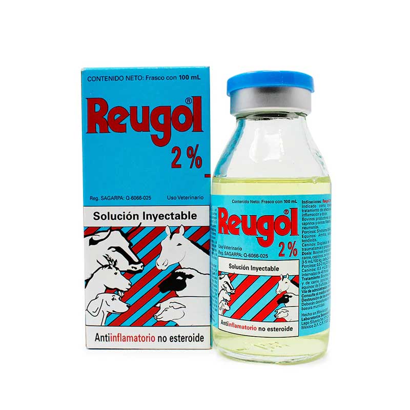 Reugol 2% 100 ml - Robles Veterinaria - Senosiain