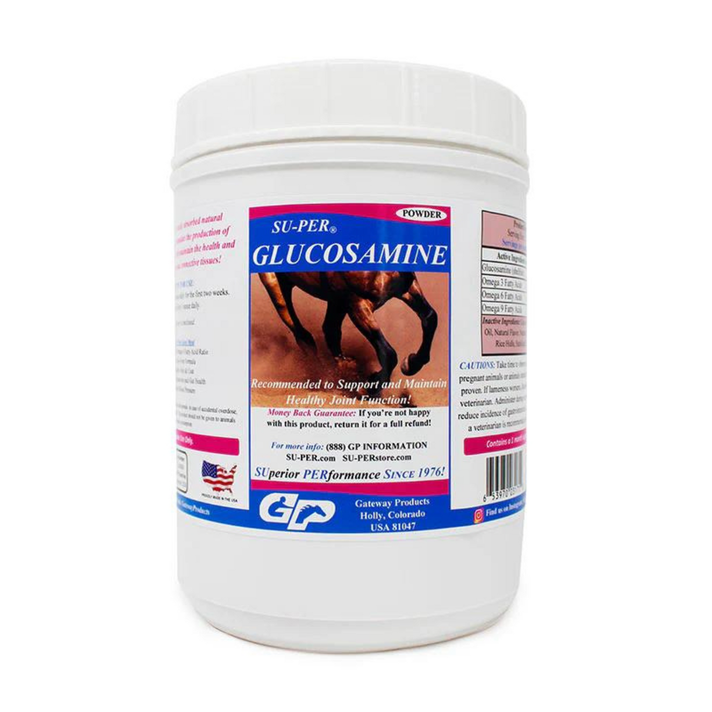 Su-Per Glucosamine 1.13 kg - Robles Veterinaria - Gateway Products