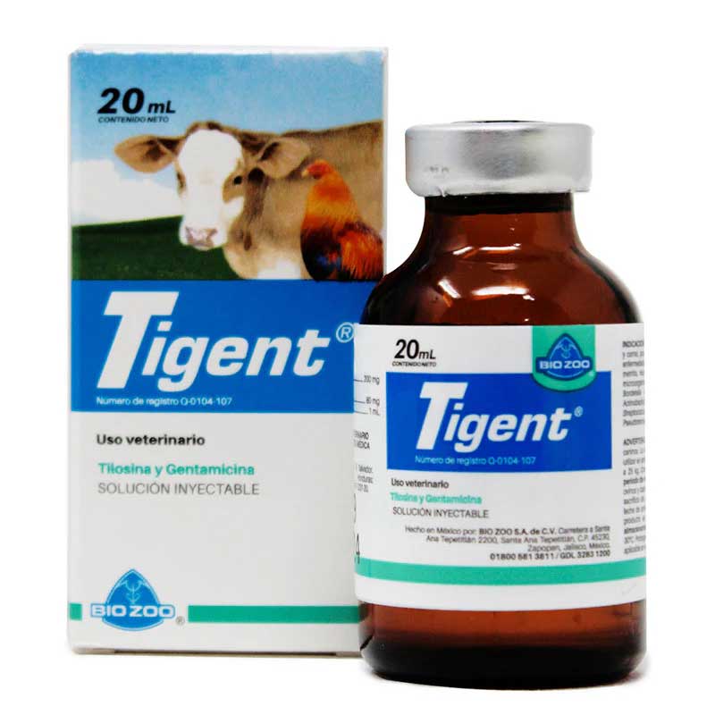 Tigent 20 ml - Robles Veterinaria - Bio Zoo