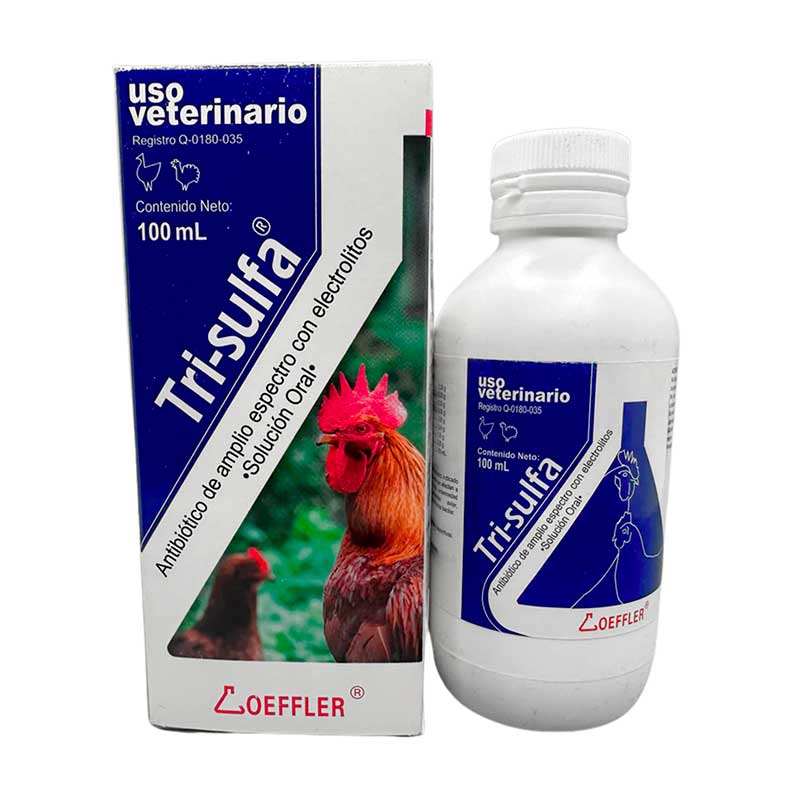 Tri-sulfa 100 ml - Robles Veterinaria - Loeffler