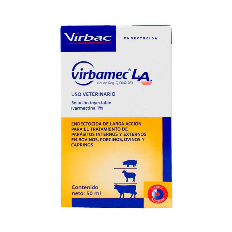 Virbamec LA 50 ml - Robles Veterinaria - Virbac