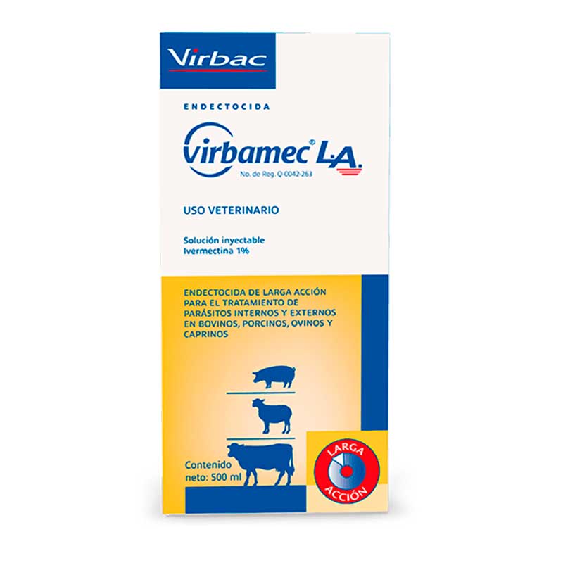 Virbamec L.A. 500 ml - Robles Veterinaria - Virbac