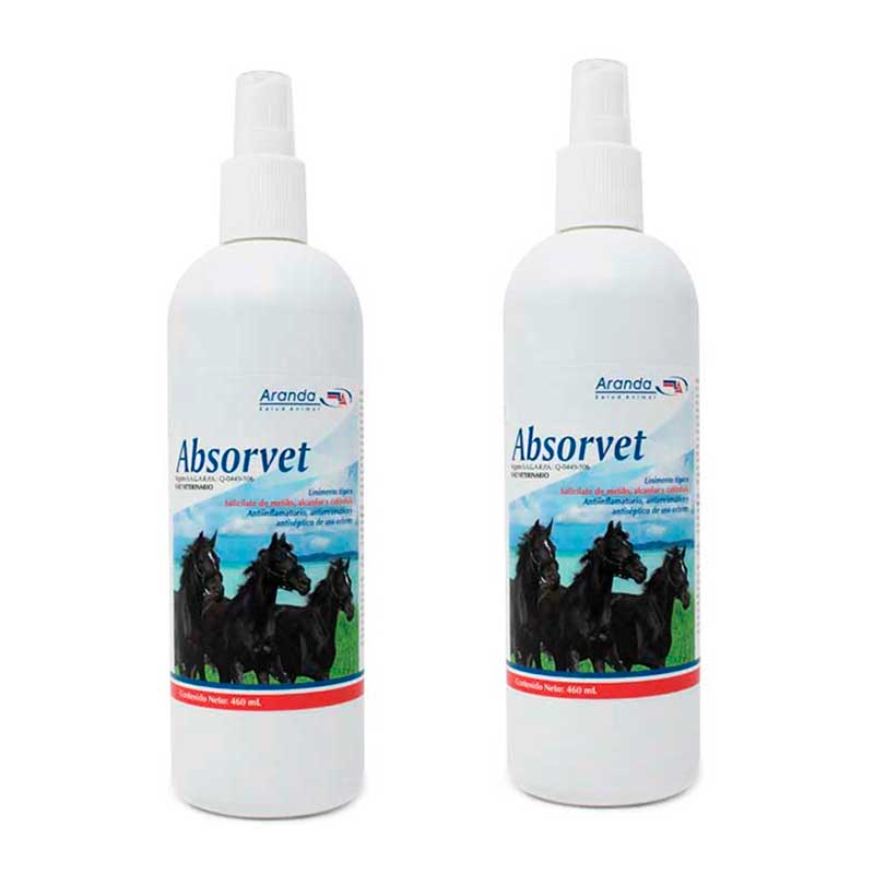 Absorvet 460 ml (2 piezas) - Robles Veterinaria