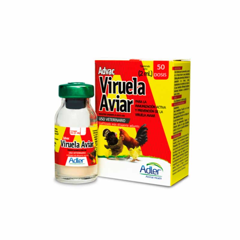 Advac Viruela Aviar 50 Dosis - Robles Veterinaria - Adler