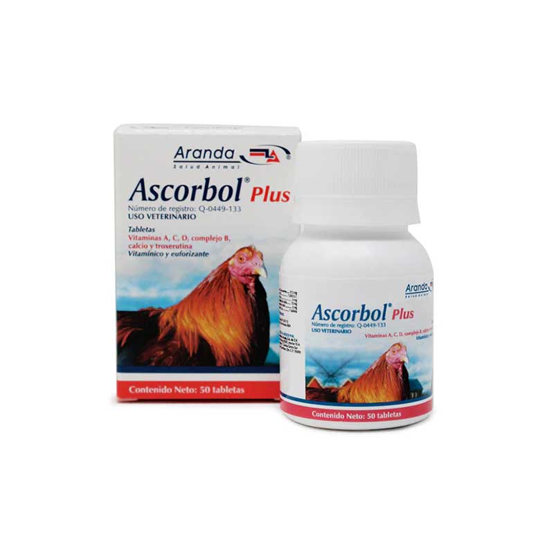 Ascorbol Plus 50 Tabletas - Robles Veterinaria - Aranda