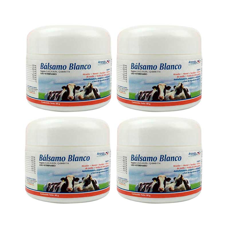 Bálsamo Blanco 60 g (4 piezas) - Robles Veterinaria