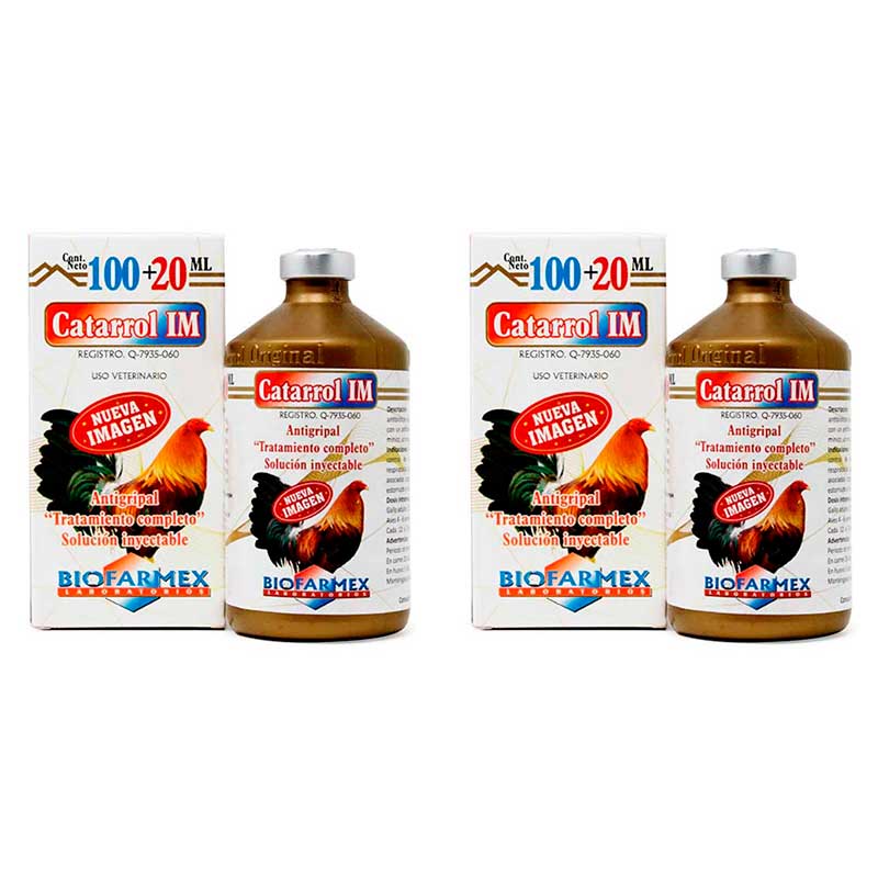 Catarrol IM 100 ml (2 piezas) - Robles Veterinaria