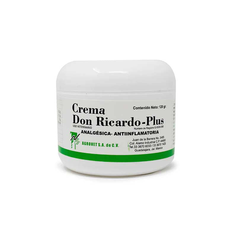 Crema Don Ricardo-Plus 120 g - Robles Veterinaria - Agrovet