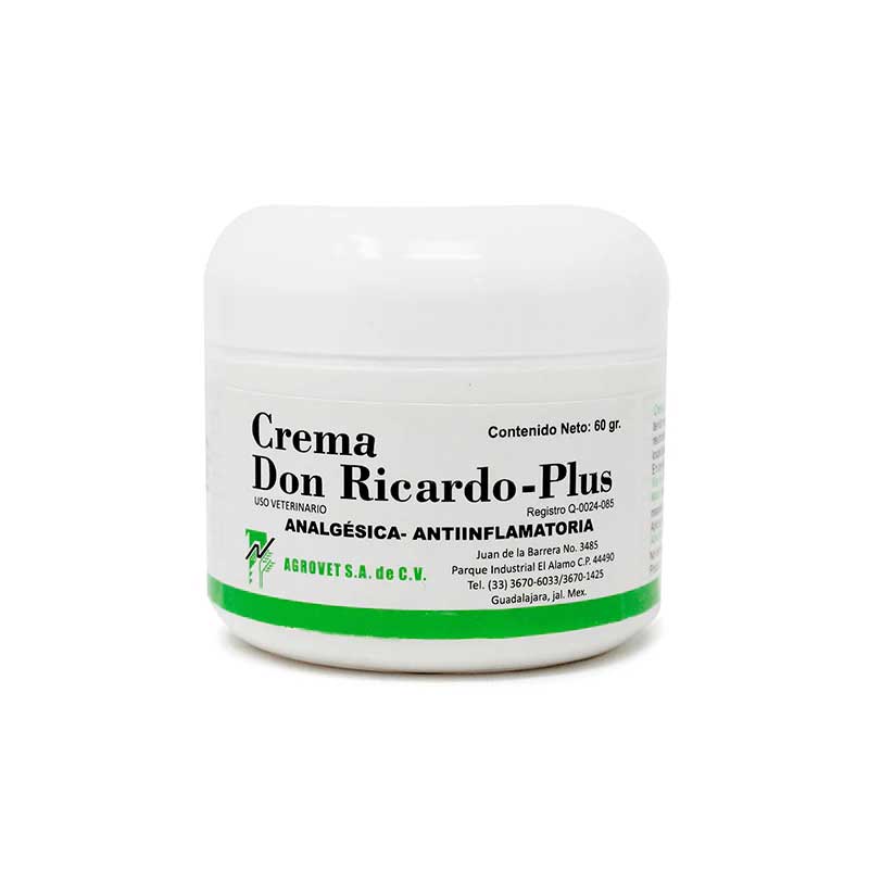 Crema Don Ricardo-Plus 60 g - Robles Veterinaria - Agrovet