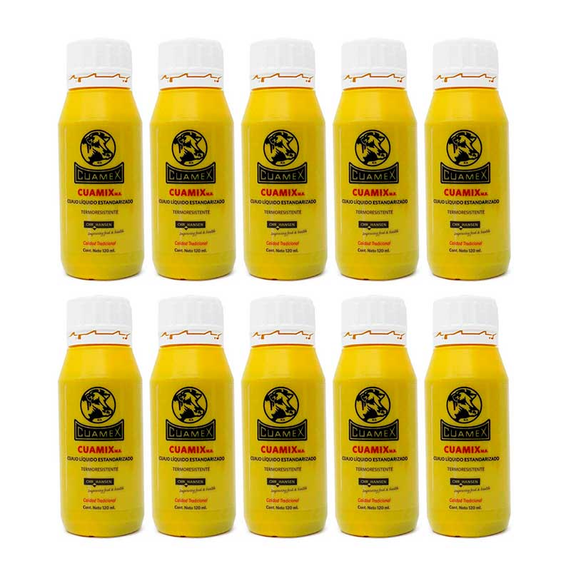 Cuajo Cuamex 120 ml (10 piezas) - Robles Veterinaria