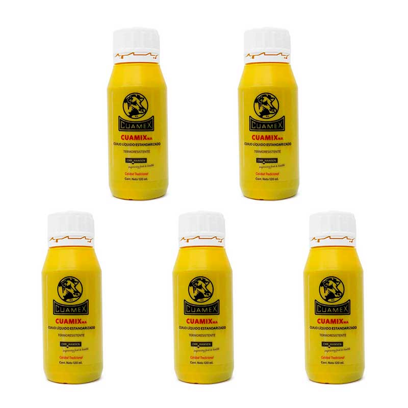 Cuajo Cuamex 120 ml (5 piezas) - Robles Veterinaria