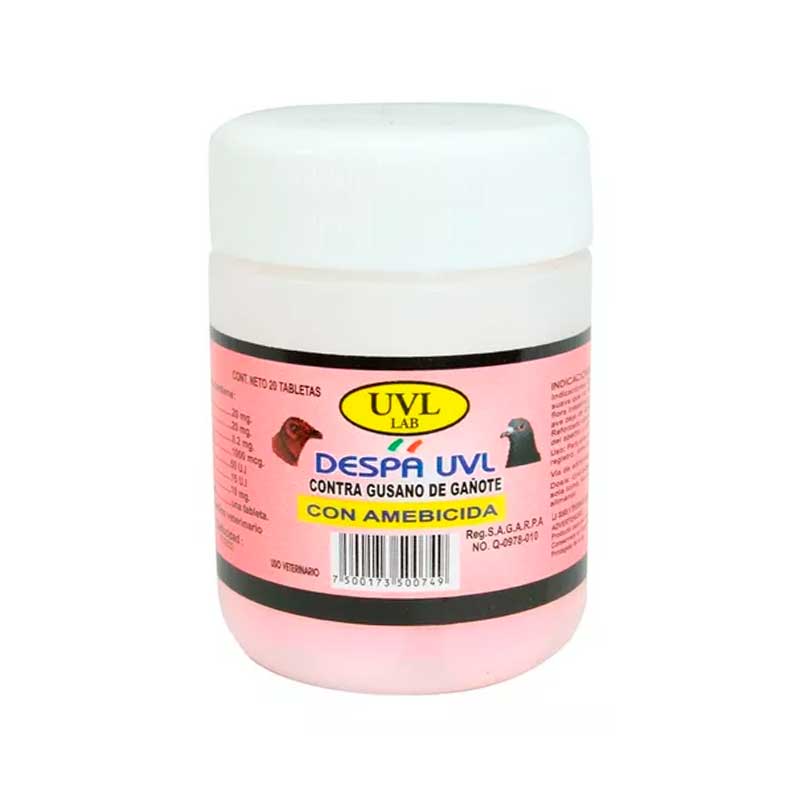 Despa UVL 20 Tabletas - Robles Veterinaria - UVL Lab