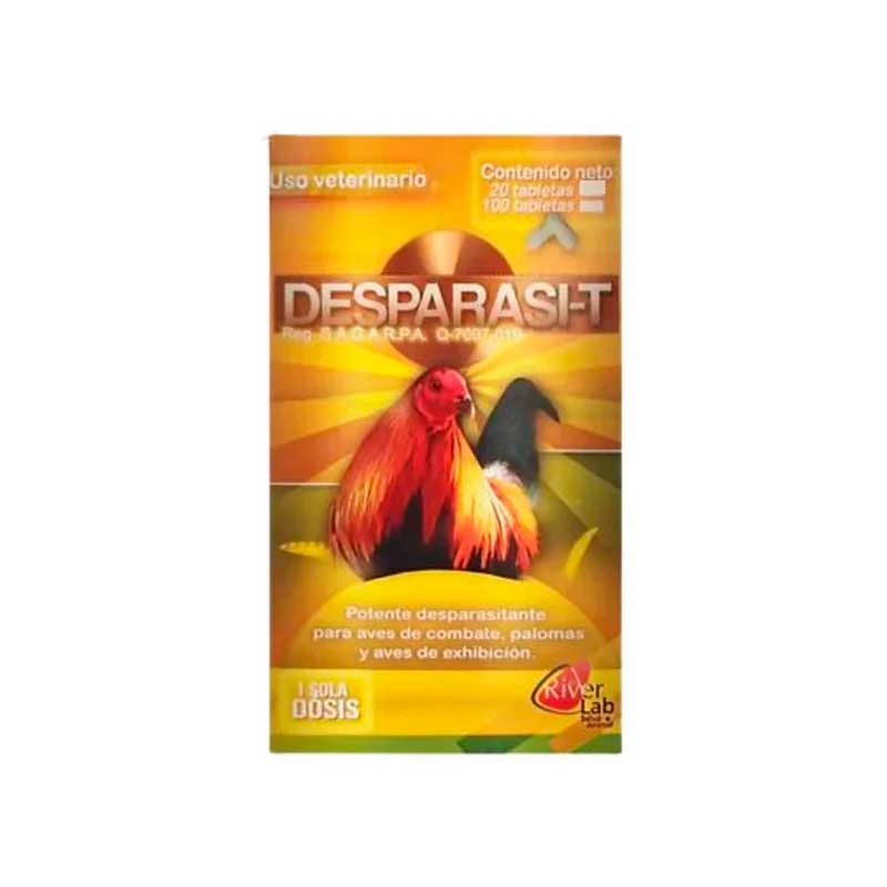 Desparasi-T 100 Tabletas - Robles Veterinaria - RiverLab