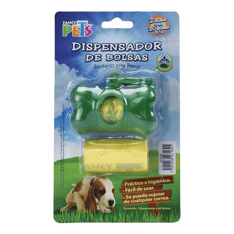 Dispensador con 40 Bolsas Sanitarias para Perros - Robles Veterinaria - Fancy Pets