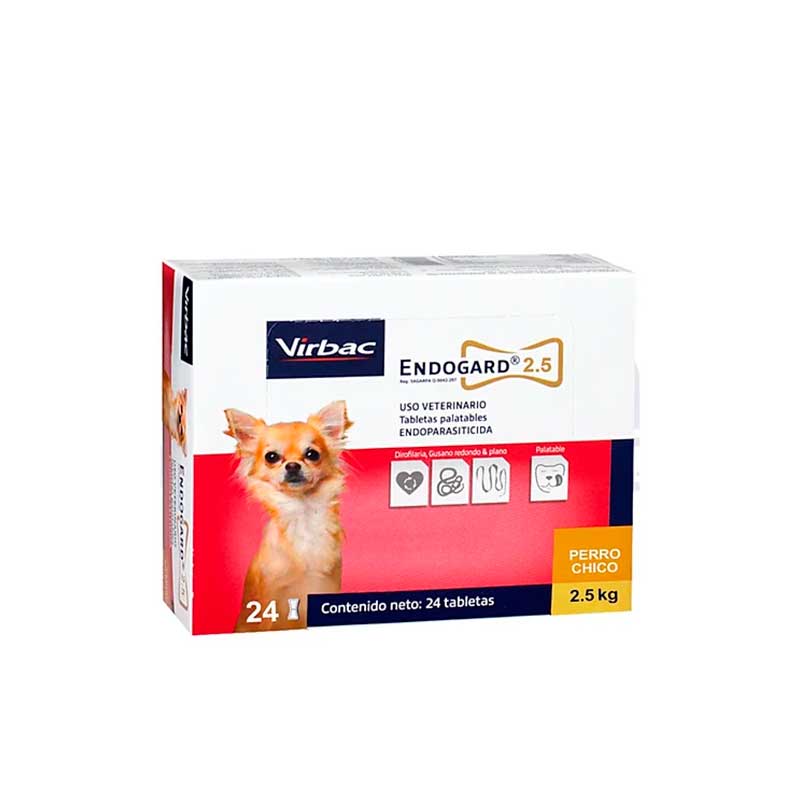 Endogard 2.5 kg 24 Tabletas - Robles Veterinaria - Virbac