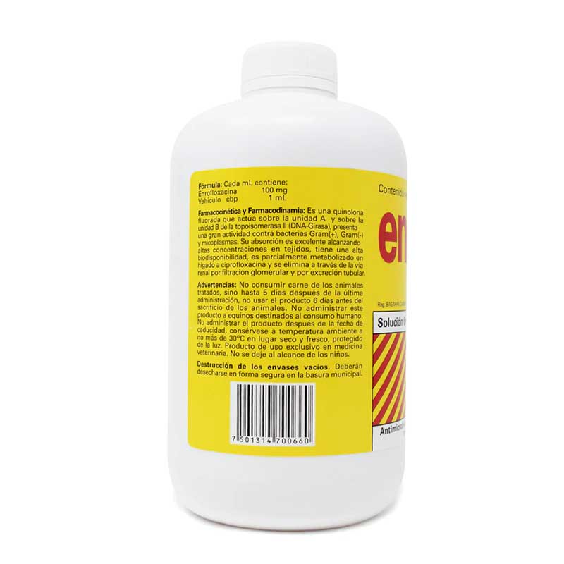 Enroxil Oral 10% 1 Litro - Robles Veterinaria - Senosiain