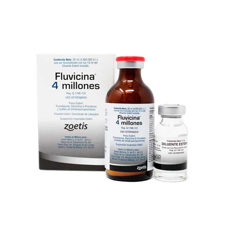 Fluvicina 4 Millones - Robles Veterinaria - Zoetis