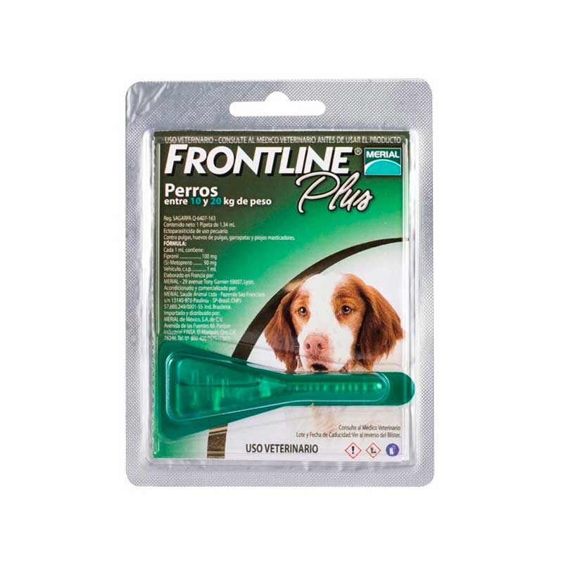 Frontline Plus 10 - 20 kg - Robles Veterinaria - Boehringer Ingelheim - Merial