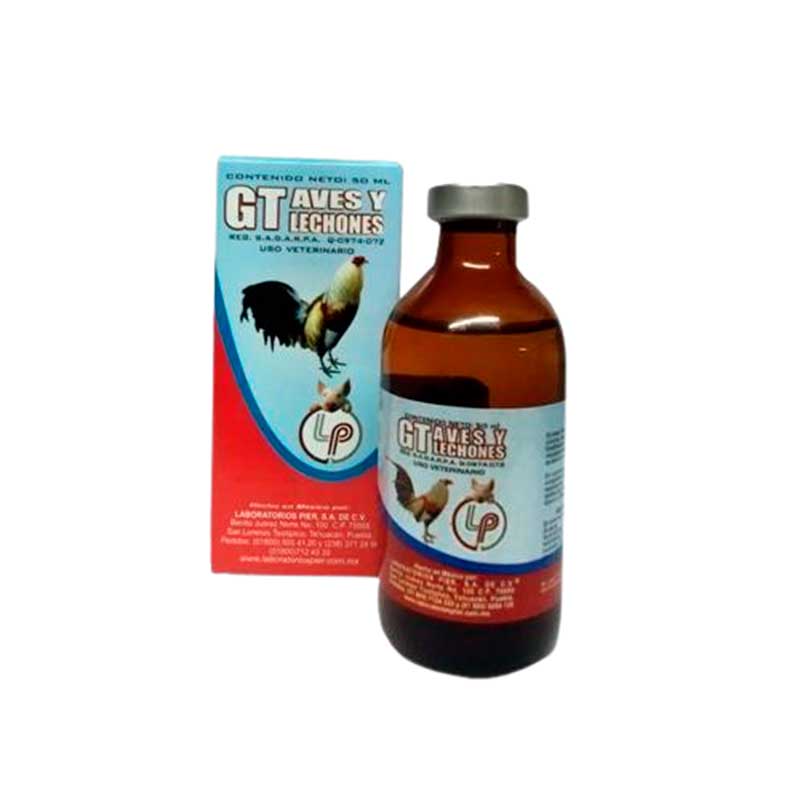 GT Aves y Lechones 50 ml - Robles Veterinaria - Laboratorios Pier