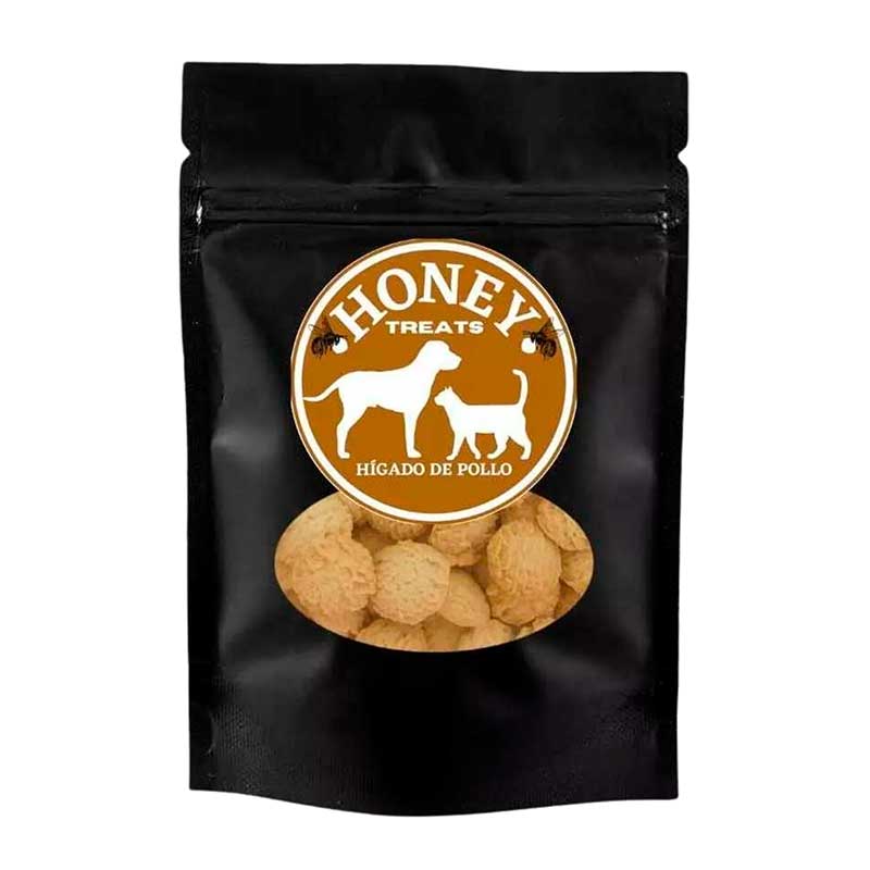 Galletas Hígado de Pollo Honey Treats 100 g - Robles Veterinaria