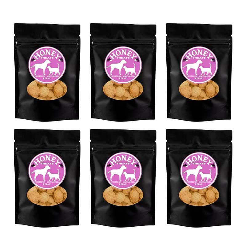 Galletas Relajantes Honey Treats 100 g (6 piezas) - Robles Veterinaria