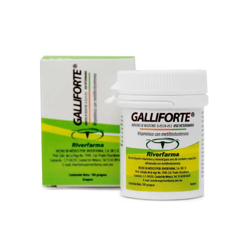 Galliforte 100 Grageas - Robles Veterinaria - Riverfarma