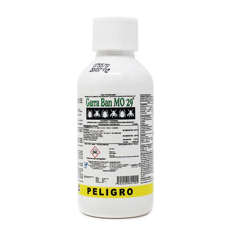 Garra Ban MO 29 100 ml - Robles Veterinaria - Lapisa